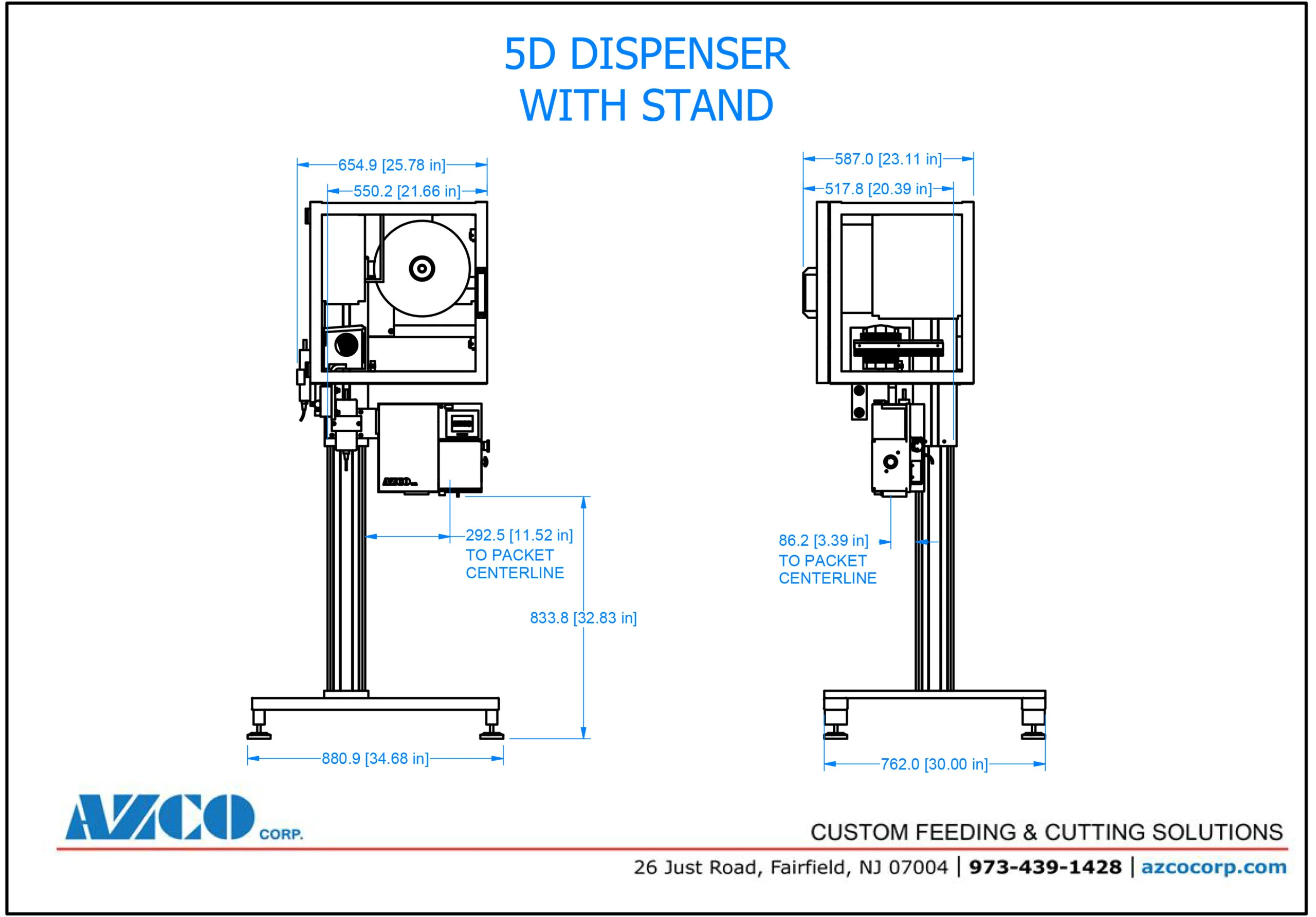 5D Dispenser with Stand
