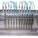 Pneumatic shear-cut slitting station slits a wide variety of flexible materials