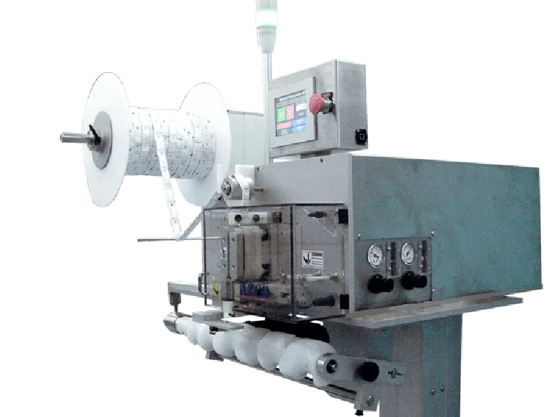 Oxygen and desiccant dispenser with timing screw escapement