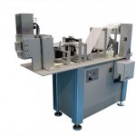 Cut to length system unwinds, pleats, heat seals, and cuts gauze