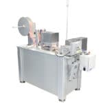 Cut to length system with de-curling station unwinds, feeds, slits, rewinds, and cuts woven material